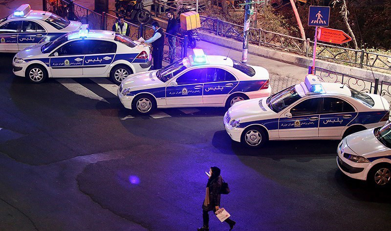 حضور پررنگ پلیس پایتخت در معابر اصلی شهر