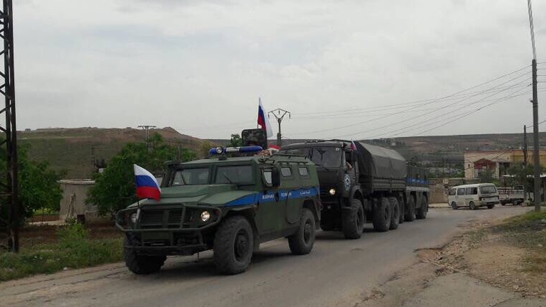 ورود نظامیان ارتش روسیه به شهر عفرین سوریه+ تصاویر