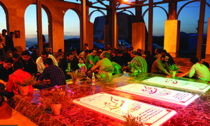 برگزاری مراسم افطاری ساده در حرم شهدای گمنام باغ موزه دفاع مقدس آذربایجان شرقی