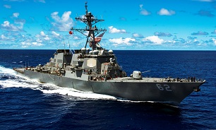 برخورد ناوشکن نیروی دریایی آمریکا با کشتی تجاری در دریای ژاپن