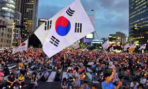 درگیری پلیس کره جنوبی با معترضان مخالف استقرار سامانه موشکی تاد