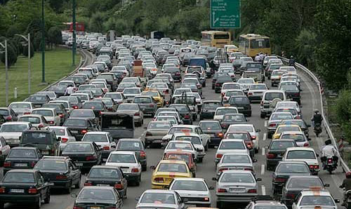 ترافیک سنگین در اتوبان «قزوین - کرج» و «کرج- تهران»