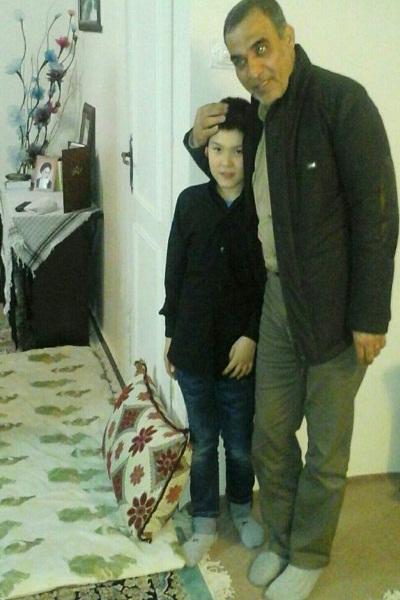 تصویر/سردار شهید«بادپا» در کنار فرزند شهید«توسلی»
