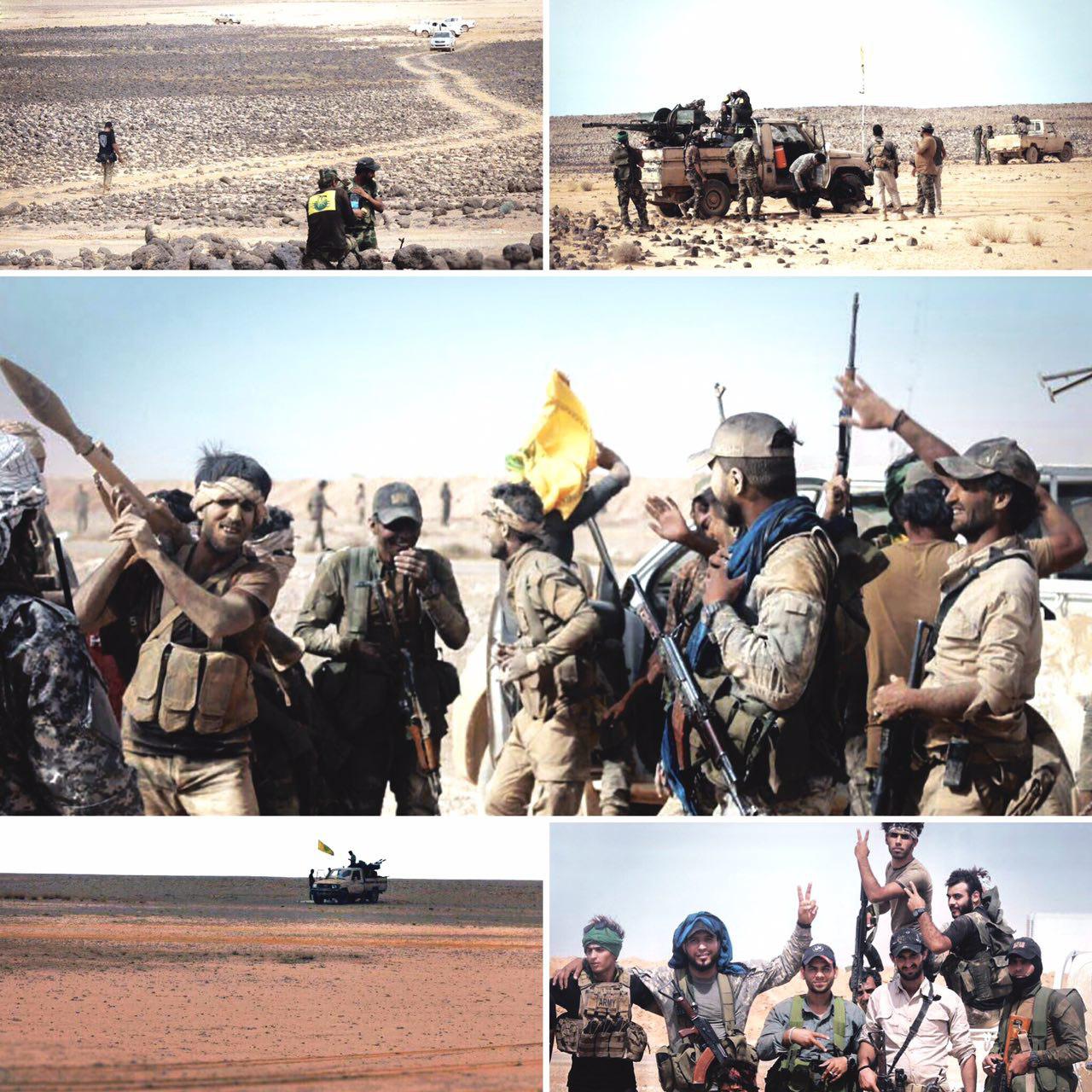 عملیات ویژه نُجَباء در مثلث مرزى عراق، سوریه و اردن+ تصاویر