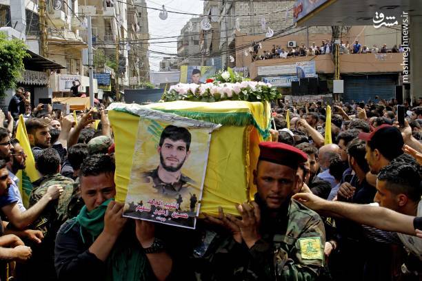 تصاویر/ تشییع باشکوه شهدای حزب الله
