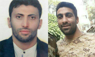 پیکر شهیدان حسین پور و تاجبخش در تهران تشییع شد
