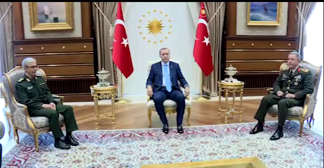 سرلشکر باقری با رئیس جمهور ترکیه دیدار کرد