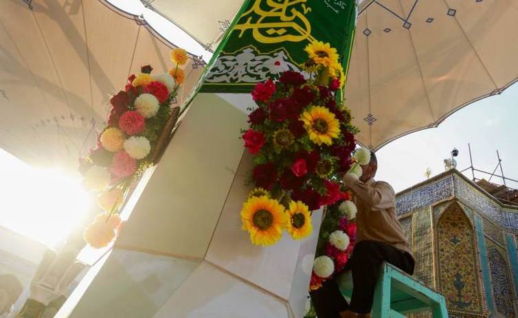 تصاویر/ حرم امیرالمومنین(ع) در آستانه عید غدیر