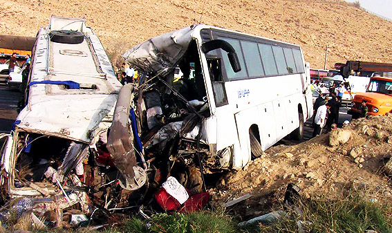 پرتلفات‌‌ترین حوادث رانندگی اتوبوس‌های مسافربری در 5 سال گذشته