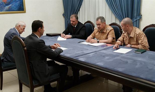 وزیر دفاع روسیه با «بشار اسد» دیدار کرد