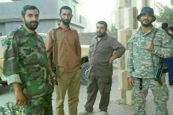 تصویر کامل شده 4 شهید مدافع حرم در یک قاب