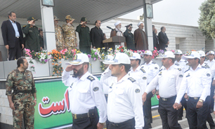 برگزاری صبحگاه مشترک نیروهای مسلح قزوین به مناسبت هفته ناجا