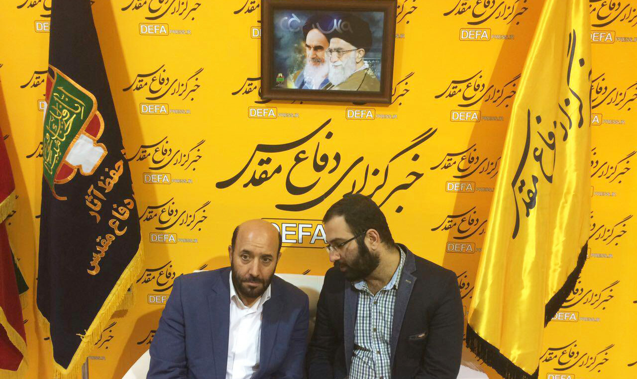 بازدید  «حسین نصیرزاده» از غرفه خبرگزاری دفاع مقدس