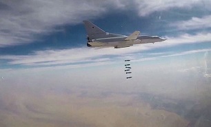 حمله دوباره بمب افکن های روسی به مواضع داعش در دیرالزور