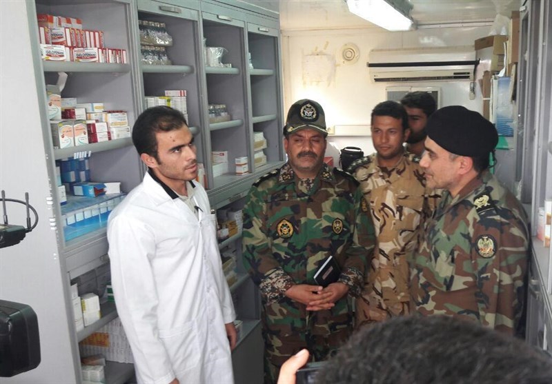 بازدید رییس اداره بهداشت و درمان نزاجا از بیمارستان صحرایی شهید قوطاسلو