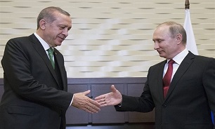 پوتین و اردوغان درباره سوریه رایزنی می‌کنند