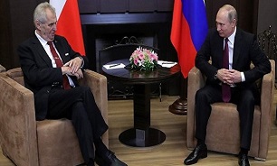 پوتین با رئیس جمهور چک دیدار کرد