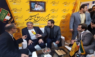 بازدید رئیس شورای شهر تهران از غرفه خبرگزاری دفاع مقدس