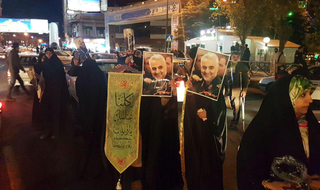 برگزاری جشن پیروزی جبهه مقاومت در خیابان‌های تهران