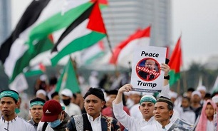 تظاهرات ۸۰ هزار نفری مسلمانان اندونزی در دفاع از قدس