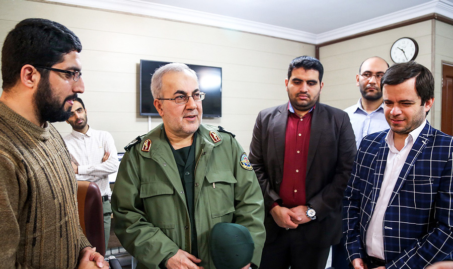 سردار کمالی از خبرگزاری دفاع مقدس بازدید کرد