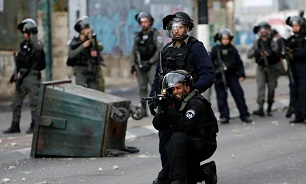یورش نظامیان صهیونیست به تظاهرات‎کنندگان فلسطینی در قدس اشغالی