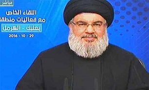 آغاز سخنرانی دبیرکل حزب الله لبنان از شبکه المنار