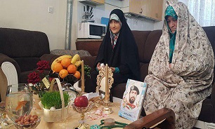 مهمانی «عیدانه» در منزل شهید مدافع حرم «سجاد زبرجدی»