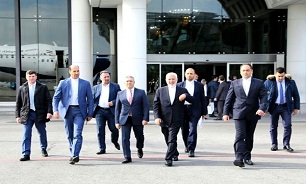 ظریف بعد از سفری چهار روزه به ترکیه، آذربایجان و جمهوری خودمختار نخجوان به تهران بازگشت