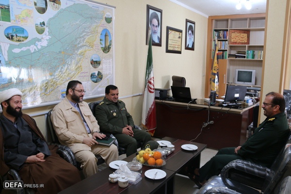 دیدار مدیرکل حفظ آثار دفاع مقدس گلستان با فرمانده سپاه نینوا گلستان