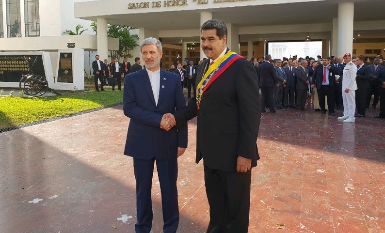 برگزاری مراسم تحلیف رئیس جمهور ونزوئلا با حضور وزیر دفاع