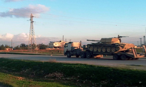 تداوم ارسال تجهیزات نظامی به شمال حماه؛ عملیات علیه تروریست‌ها نزدیک است