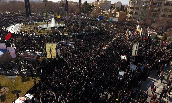آغاز مراسم تشییع شهدای حادثه تروریستی در اصفهان