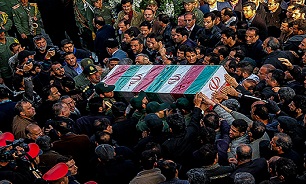 برگزاری مراسم  وداع و تشییع شهید «علیرضا زیبرم» در تهران