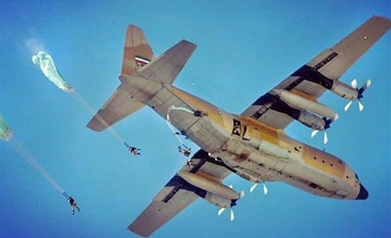 رکورد زنی تیپ ۵۵ هوابرد ارتش در انتقال نیرو