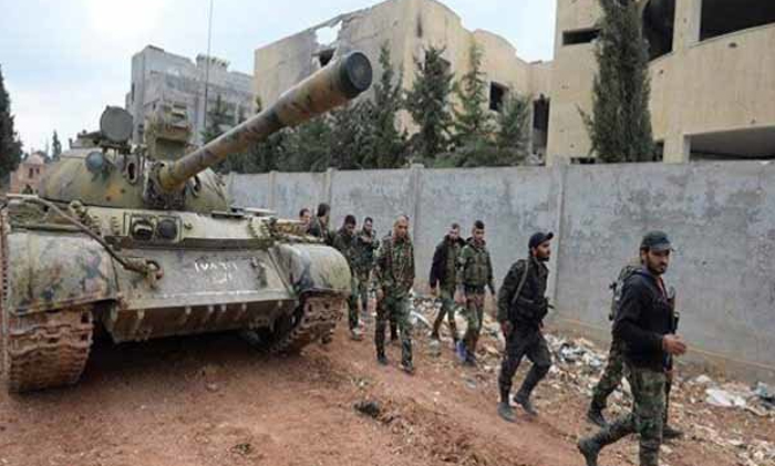 عملیات ضد تروریستی ارتش سوریه در حومه «حماه»