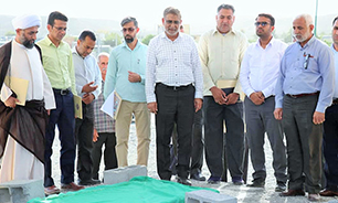 افتتاح یادمان شهدای گمنام شهر رودخانه رودان در هفته دفاع مقدس
