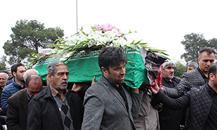 پیکر مطهر جانباز «داریوش فاضلی» در گلزار شهدای تهران آرام گرفت