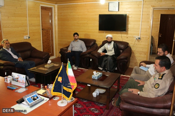 دیدار عضو شورای شهر گرگان با مدیرکل حفظ آثار دفاع مقدس گلستان