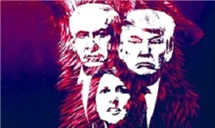 تندیس نمادین منفورترین چهره سال به دونالد ترامپ رسید