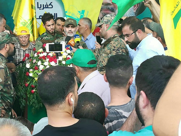 استقبال گرم لبنانی‌های از رزمندگان حزب الله+ تصاویر