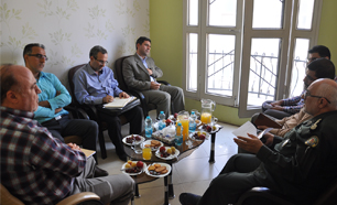 دیدار کارشناسان سازمان اسناد دفاع مقدس از اداره کل حفظ آثار قزوین