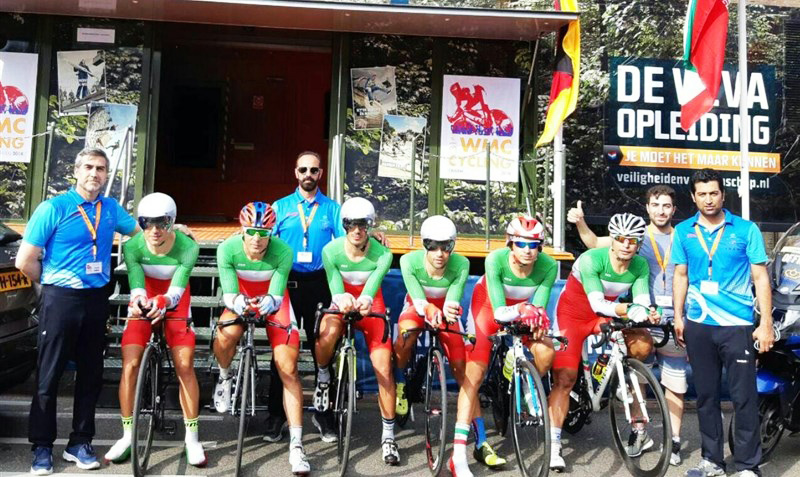 قهرمانی تیم دوچرخه سواری ایران در مسابقات ارتش‌های جهان