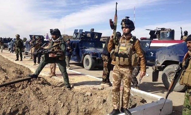 درگیری ارتش عراق با داعش در مرز سوریه