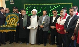 هلال احمر استان بوشهر به پرچم رضوی متبرک شد