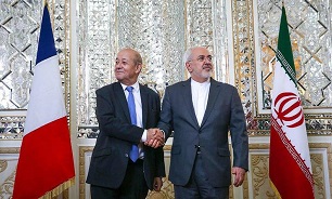 وزرای امور خارجه ایران و فرانسه درباره مسائل دوجانبه، برجام و منطقه گفت‌وگو کردند