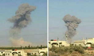 انفجاری مهیب فرودگاه نظامی خلخله سوریه را لرزاند