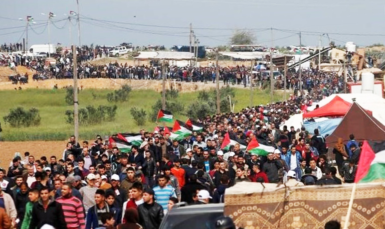 آماده شدن غزه برای راهپیمایی بازگشت/ یورش نظامیان صهیونیست به شهرک سبسطیه