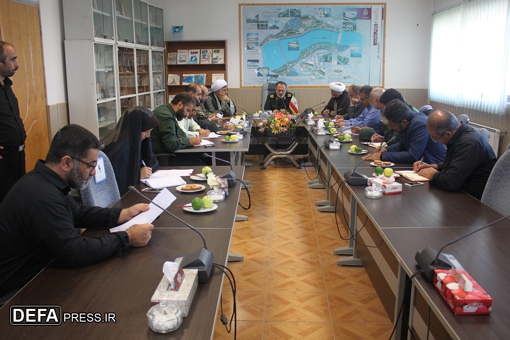 برگزاری جلسه هماهنگی تشییع شهدای گمنام در مازندران