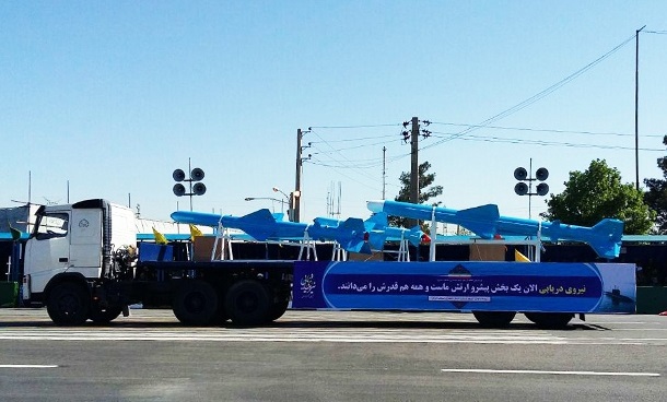 تجهیزات نیروی دریایی ارتش در  مراسم رژه 31 شهریور